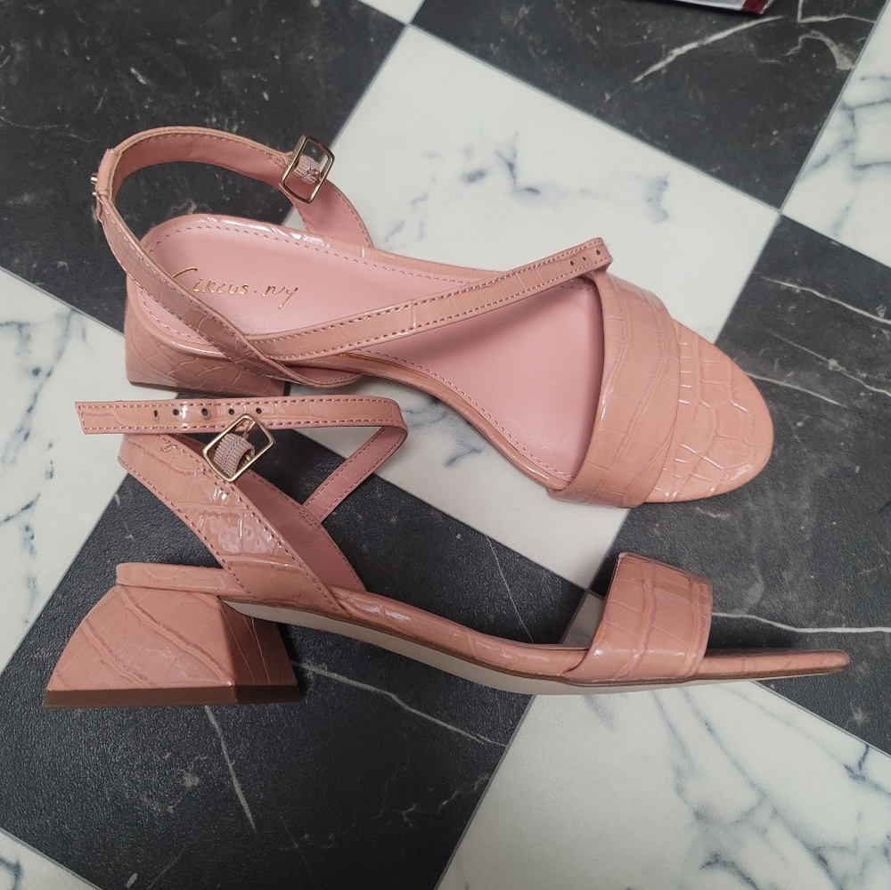 Blush sandals heel Circus by Sam Edelman
